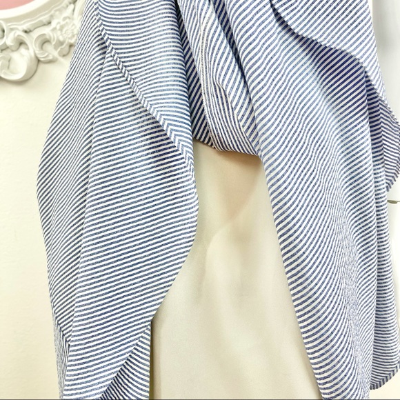 Calvin Klein/Blue White HiLow Midi Sleeveless - Picture 10 of 11